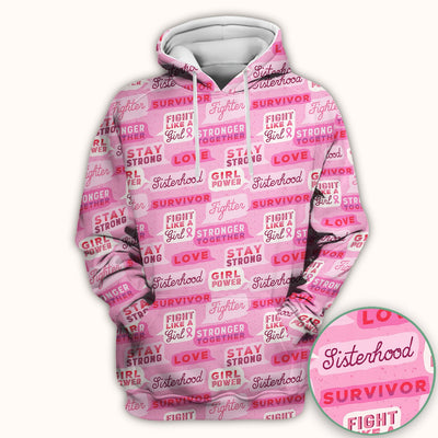 Pink Ribbon Quotes Scrub Top, Comfortable Scrubs for Nurses