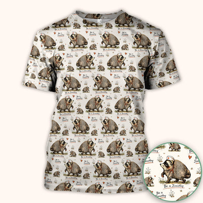 Funny Be A Jimothy Opossum Nurse Scrub Top, Comfortable Scrubs for Nurses
