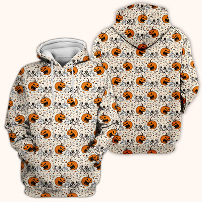 Funny Halloween Pumpkin Chasing Nurses Scrub Top, Comfortable Scrubs for Nurses