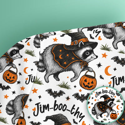 Funny Jim Boo Thy Raccoon Scrub Top, Comfortable Scrubs for Nurses