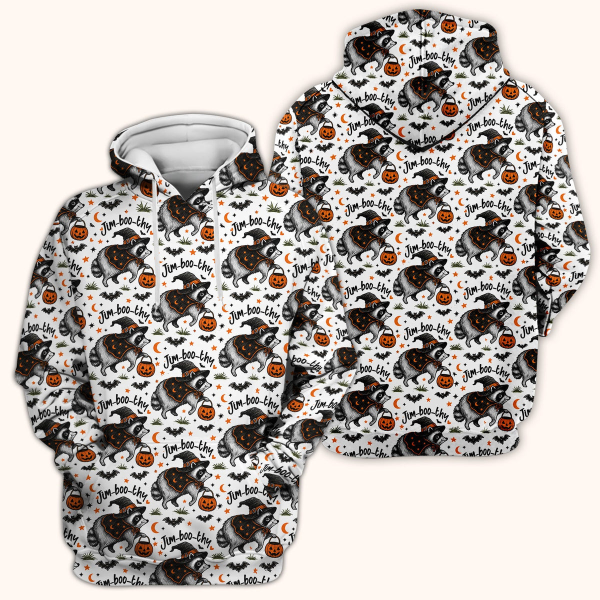 Funny Jim Boo Thy Raccoon Scrub Top, Comfortable Scrubs for Nurses