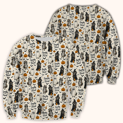 Spooky And Feral Halloween Raccoon Scrub Top, Comfortable Scrubs for Nurses