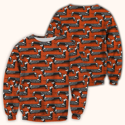 X-Ray Dachshund Skeleton Scrub Top, Comfortable Scrubs for Nurses