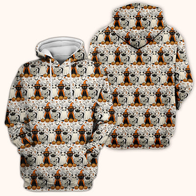 Spooky Halloween Costume Cats Scrub Top, Comfortable Scrubs for Nurses