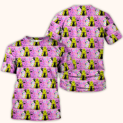 Spooky Halloween Ghost Cat Print Scrub Top, Comfortable Scrubs for Nurses