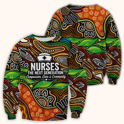 Dot Art Nurse Quote Pattern Scrub Top, Comfortable Scrubs for Nurses