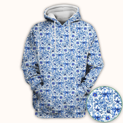 Cute Coastal Turtle Bow Pattern Scrub Top, Comfortable Scrubs for Nurses