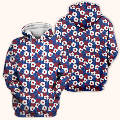 Daisy Rose Floral Pattern Scrub Top, Comfortable Scrubs for Nurses