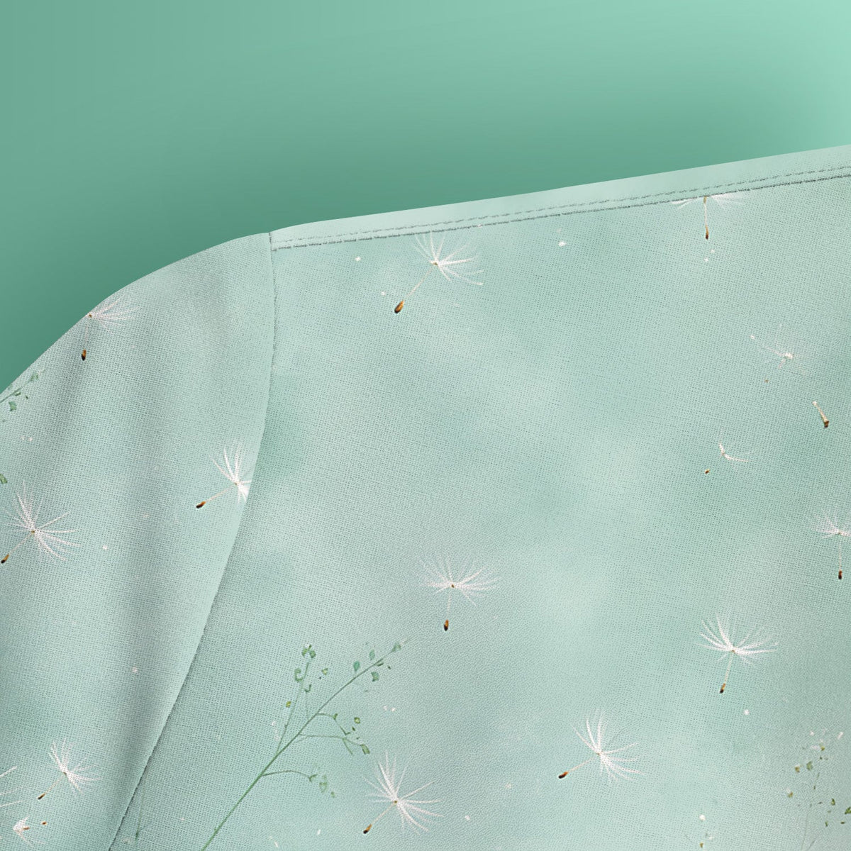 Dandelion Wishes Ladybug Meadow Pattern Scrub Top, Comfortable Scrubs for Nurses
