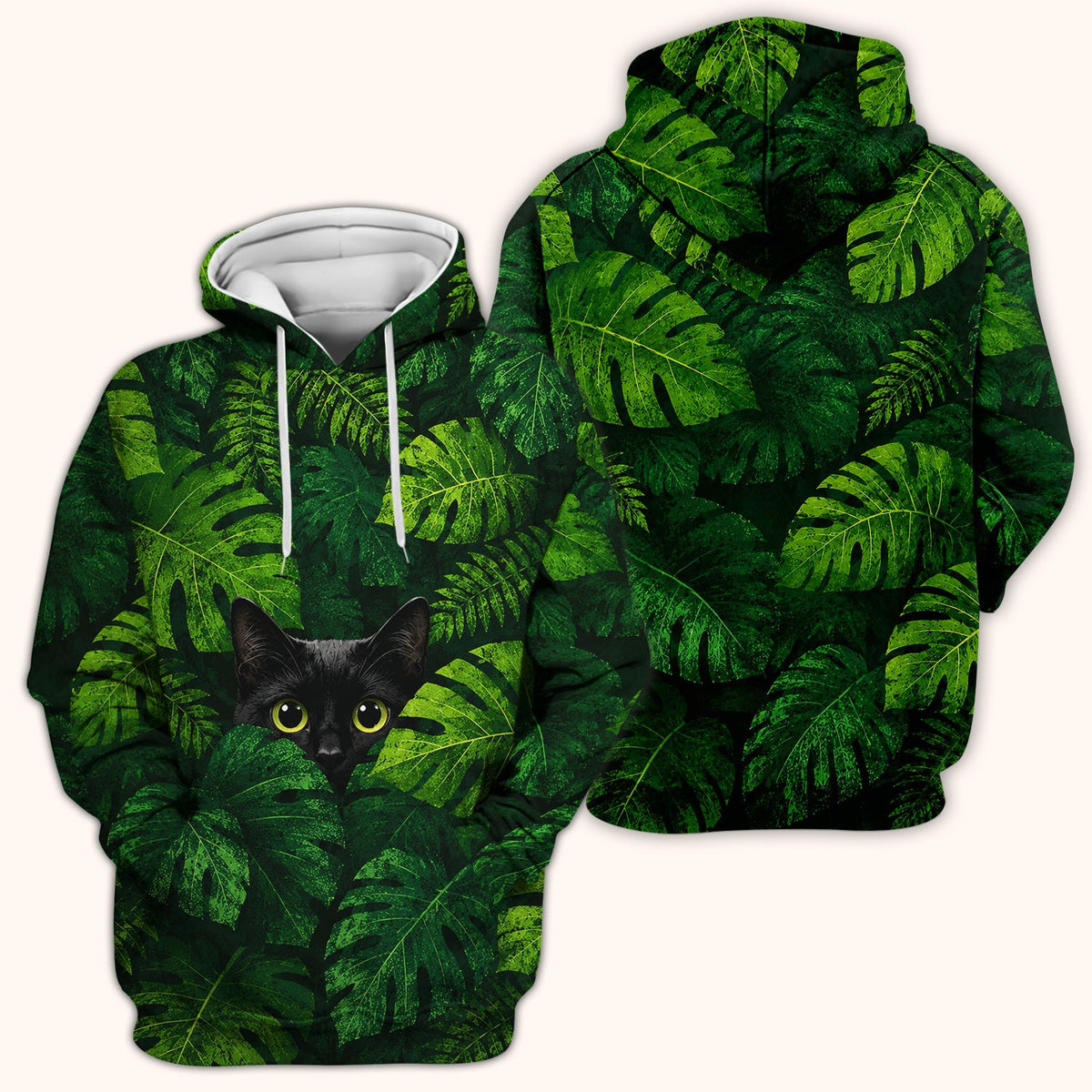 Cute Hidden Black Cat Pattern Scrub Top, Comfortable Scrubs for Nurses