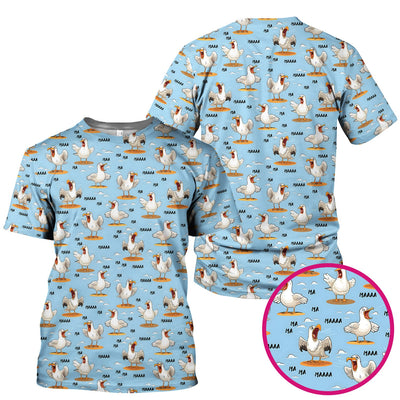 Funny Screaming Seagull Sky Pattern Scrub Top, Comfortable Scrubs for Nurses