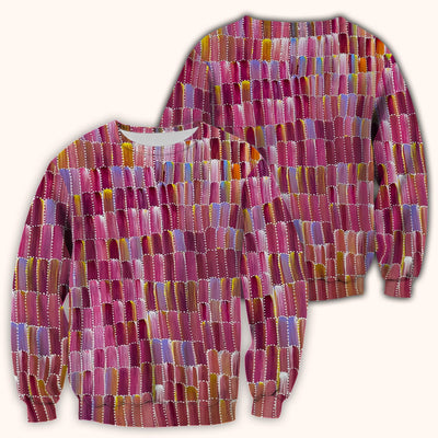 Colorful Abstract Brushstroke Dotted Pattern Scrub Top, Comfortable Scrubs for Nurses