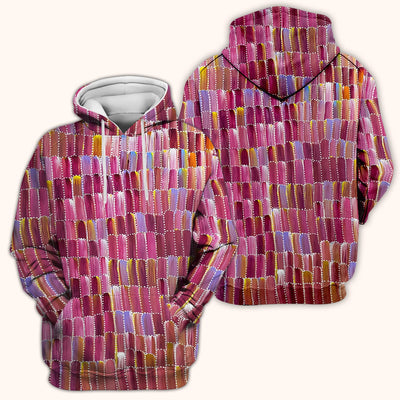 Colorful Abstract Brushstroke Dotted Pattern Scrub Top, Comfortable Scrubs for Nurses
