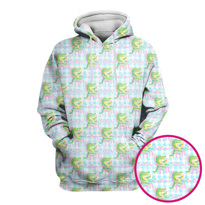 Funny Lazy Crocodile Later Pattern Scrub Top, Comfortable Scrubs for Nurses