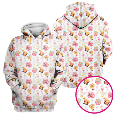 Sweet Nurse Mom Goose Gift Trophy Pattern Scrub Top, Comfortable Scrubs for Nurses