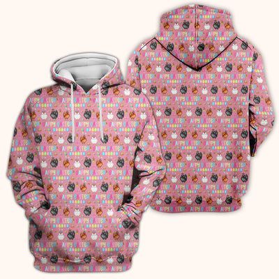Happy Easter Bunny Eggs Pattern Scrubs Top, Comfortable Scrubs for Nurses