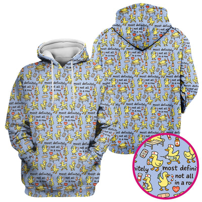 Funny Nurse Duck Medical Humor Pattern Scrub Top, Comfortable Scrubs for Nurses