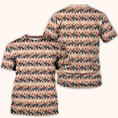 Patriotic Rooster Fireworks Pattern Scrub Top, Comfortable Scrubs for Nurses