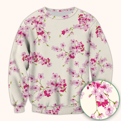 Elegant Cherry Blossom Floral Pattern Srubs, Comfortable Scrubs for Nurses