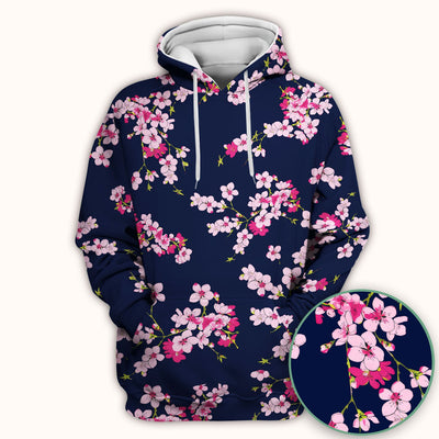 Elegant Cherry Blossom Floral Pattern Srubs, Comfortable Scrubs for Nurses