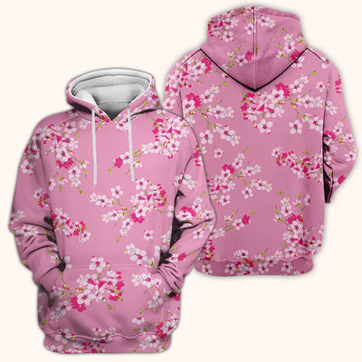 Elegant Cherry Blossom Floral Pattern Srubs, Comfortable Scrubs for Nurses