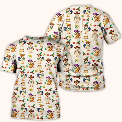 Funny Mardi Gras Rooster Cowboy Print Scrub Top, Comfortable Scrubs for Nurses