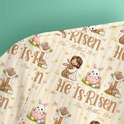 He Is Risen Jesus Easter Print Scrubs Nurses, Comfortable Scrubs for Nurses