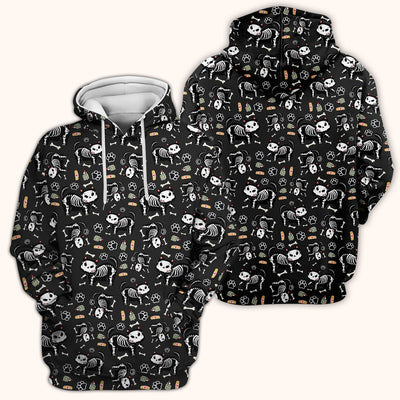 Skeleton Cat Medical Pattern Scrub Top, Comfortable Scrubs for Nurses