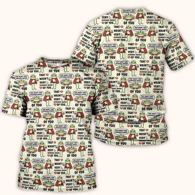 Funny Frog Nurse Quote Medical Pattern Scrub Top, Breathable Fabrics Nursing Uniform