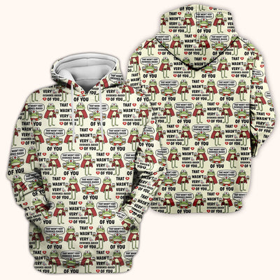 Funny Frog Nurse Quote Medical Pattern Scrub Top, Breathable Fabrics Nursing Uniform