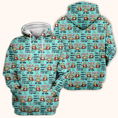 Funny Frog Nurse Quote Medical Pattern Scrub Top, Breathable Fabrics Nursing Uniform