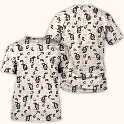 Cute Puppy Heart Medical Pattern Scrub Top, Comfortable Scrubs for Nurses