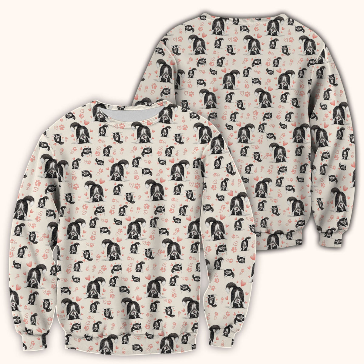 Cute Puppy Heart Medical Pattern Scrub Top, Comfortable Scrubs for Nurses