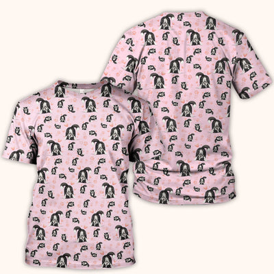 Cute Puppy Heart Medical Pattern Scrub Top, Comfortable Scrubs for Nurses