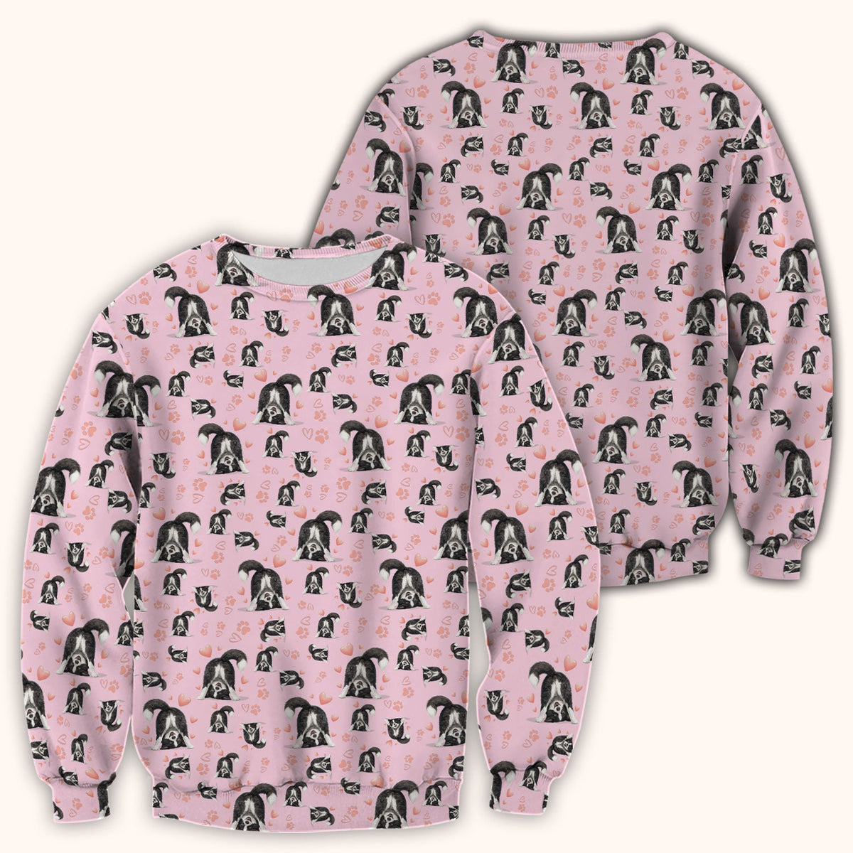 Cute Puppy Heart Medical Pattern Scrub Top, Comfortable Scrubs for Nurses