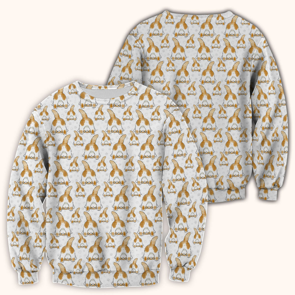 Cute Cat Butt Nurse Scrub Top, Cat Pattern Medical Shirt For Pet Lover, Breathable Fabrics Nursing Uniform