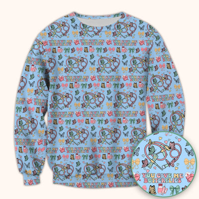 Butterfly Heart Valentine Medical Pattern Scrub Top, Comfortable Scrubs for Nurses