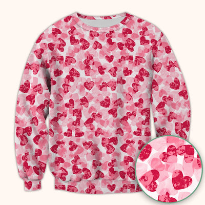 Valentine Heart Pattern Medical Scrub Top, Comfortable Scrubs for Nurses