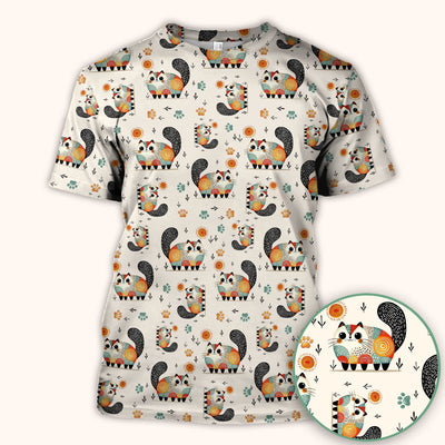 Playful Cat Illustration Nurse Scrub Top, Comfortable Scrubs for Nurses