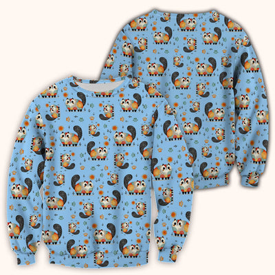 Playful Cat Illustration Nurse Scrub Top, Comfortable Scrubs for Nurses