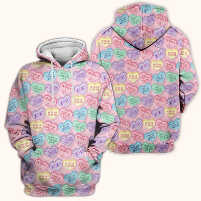 Medical Candy Heart Valentine Pattern Scrub Top, Fun Medical Pattern, Comfortable Scrubs for Nurses