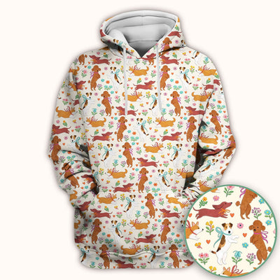 Cute Cartoon Dog Print Nurse Scrub Top, Comfortable Scrubs for Nurses