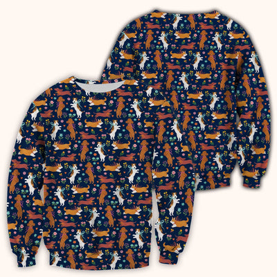 Cute Cartoon Dog Print Nurse Scrub Top, Comfortable Scrubs for Nurses