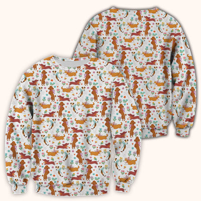 Cute Cartoon Dog Print Nurse Scrub Top, Comfortable Scrubs for Nurses
