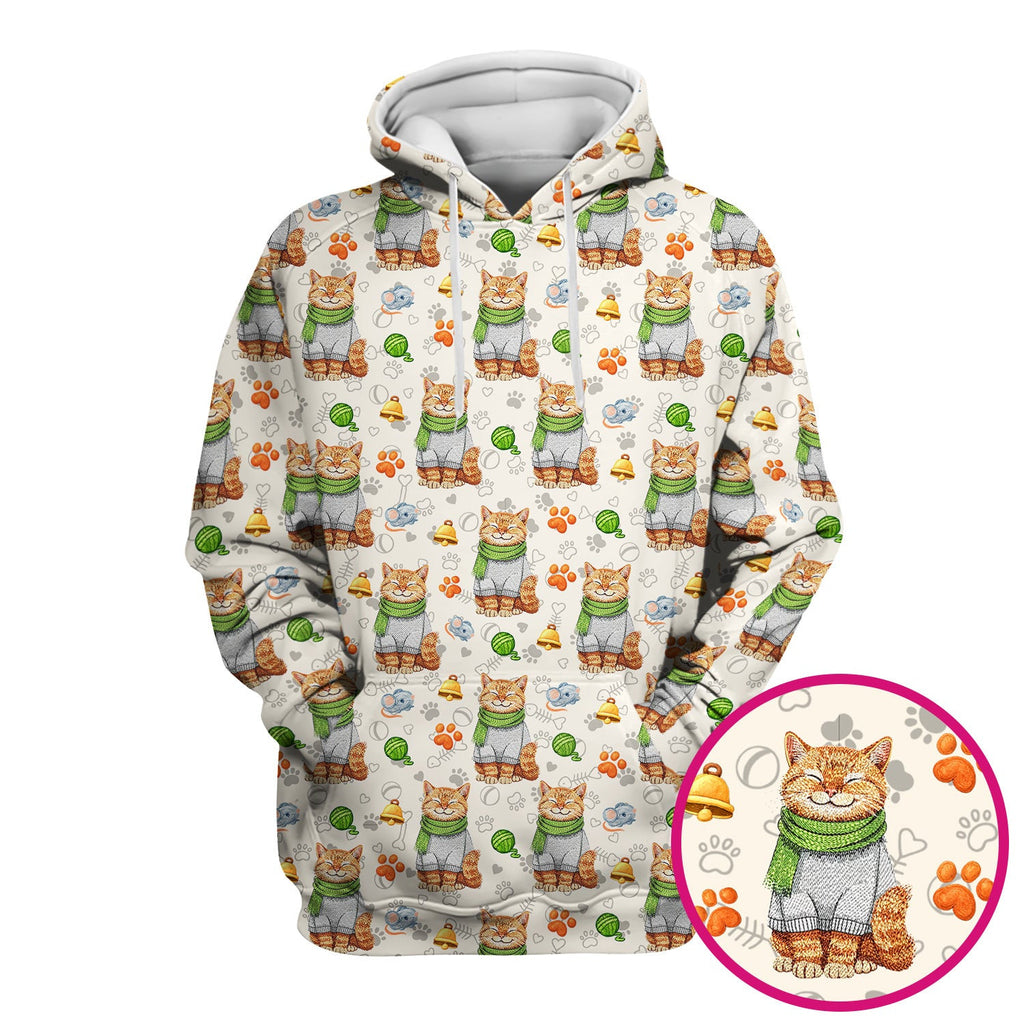 Adorable Cat Lover Nurse Scrub Top, Cute Cat Medical Pattern Shirt, Breathable Fabrics Nursing Uniform