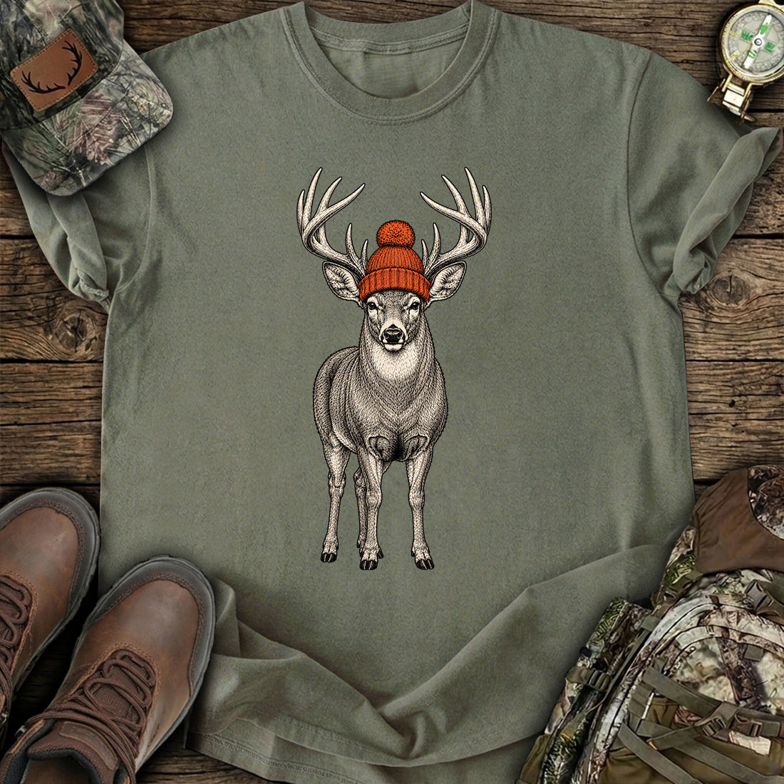 Buck Deer Hunting T-Shirt