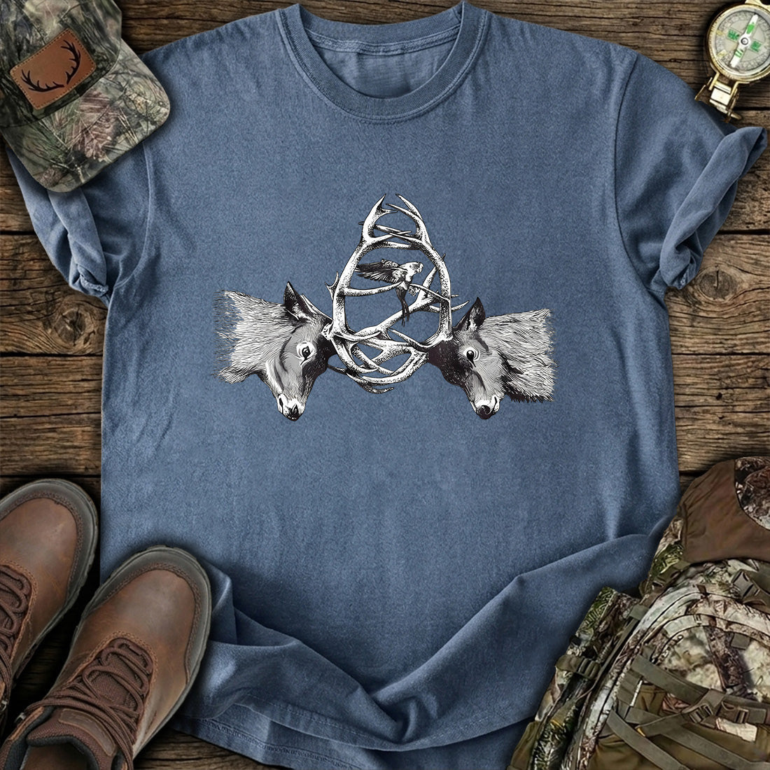 Deer Antler Buck T-Shirt