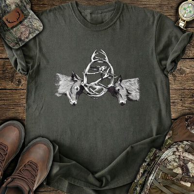 Deer Antler Buck T-Shirt