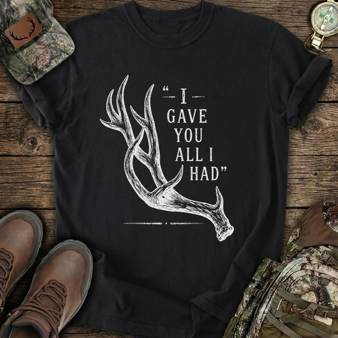 Deer Antler Hunter T-Shirt