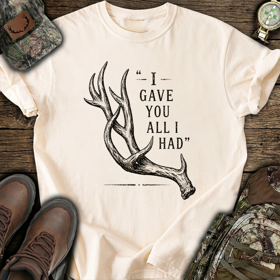 Deer Antler Hunter T-Shirt